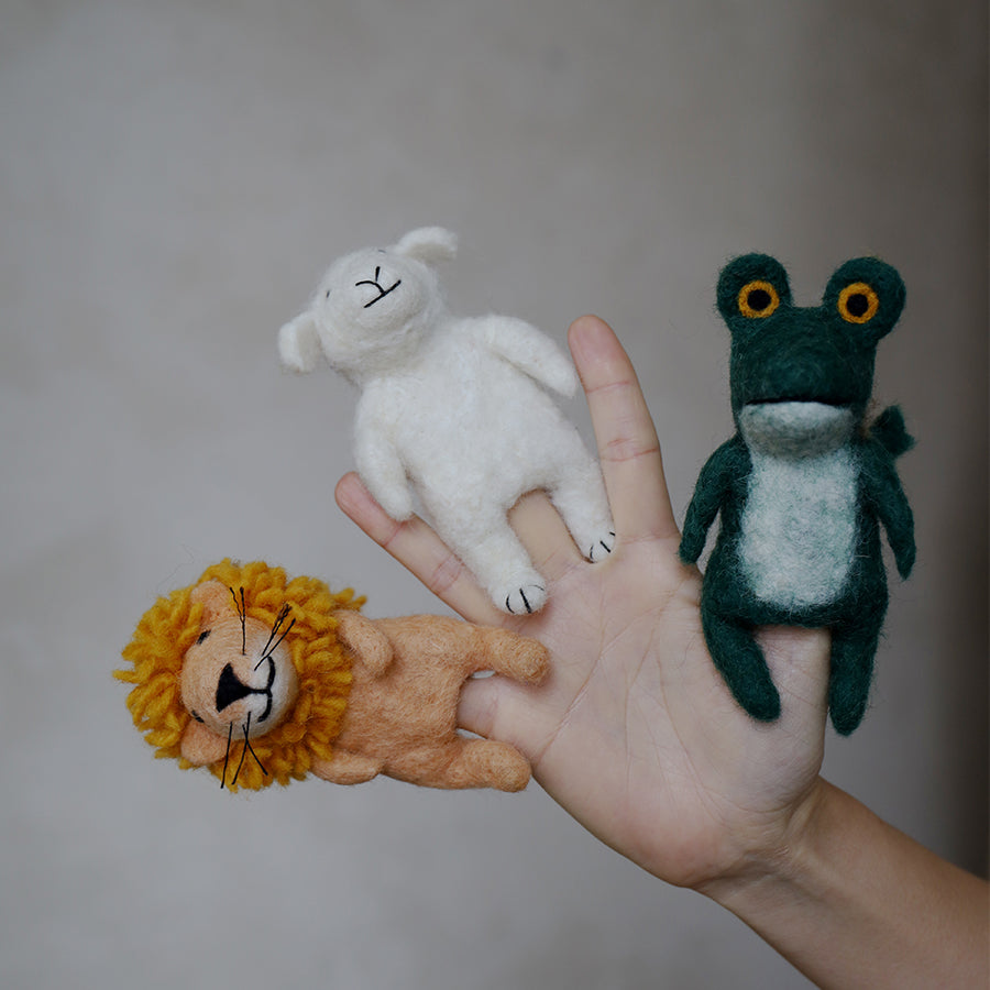 Felt Finger Puppet - Crocodile