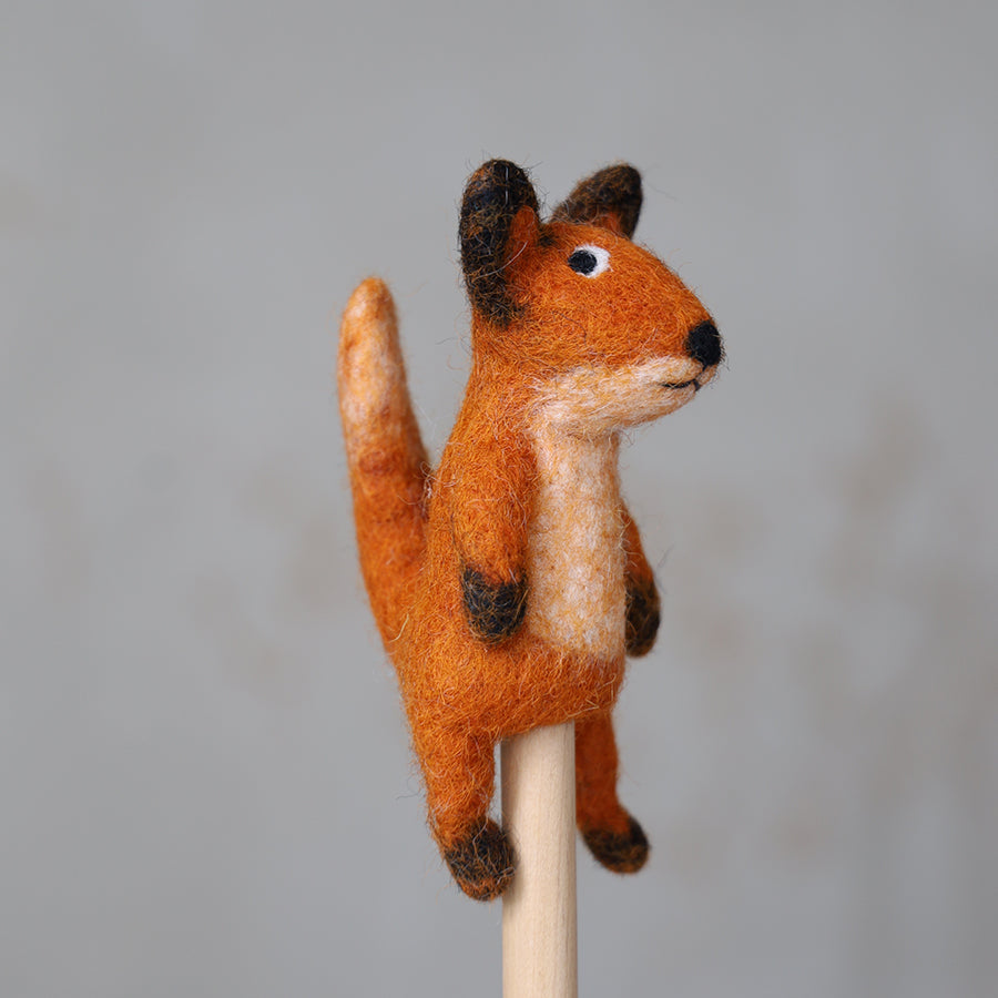 Felt Finger Puppet - Fox