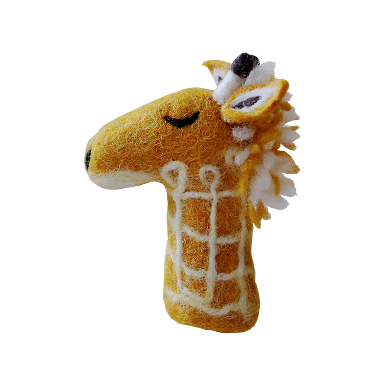 Felt Finger Puppet - Giraffe