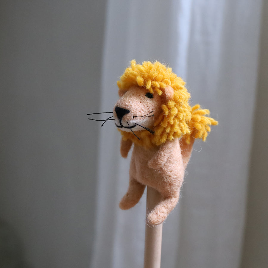 Felt Finger Puppet - Lion