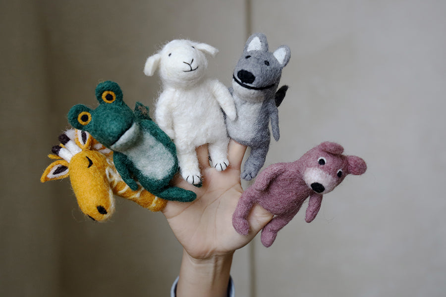 Felt Finger Puppet - Sheep