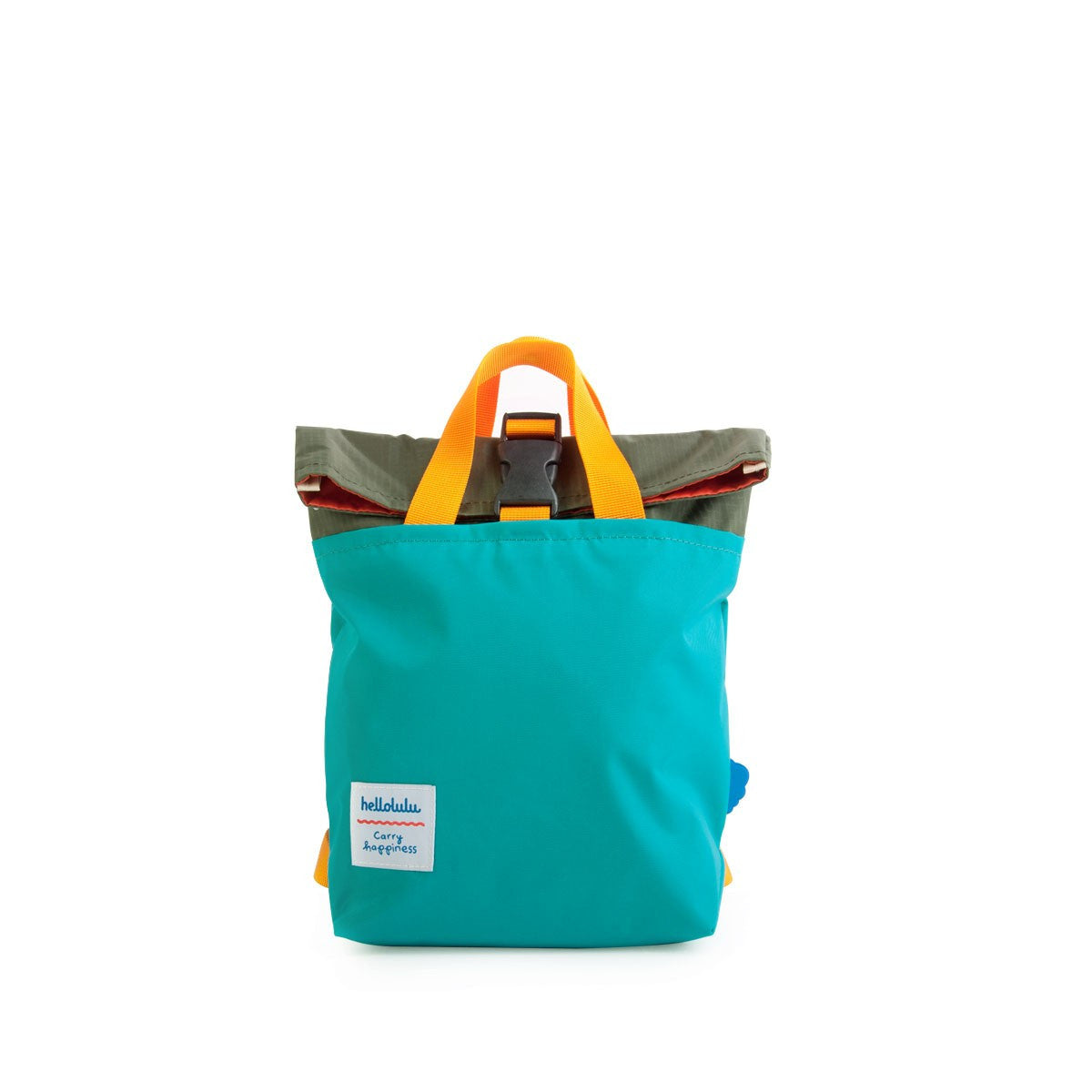 Jazper - Roll-top Backpack - Olive/Lake Green