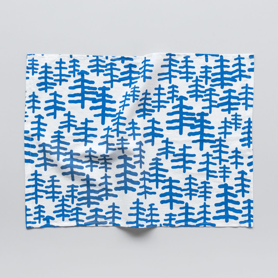 Tree & Tree Kitchen Cloth - Blue