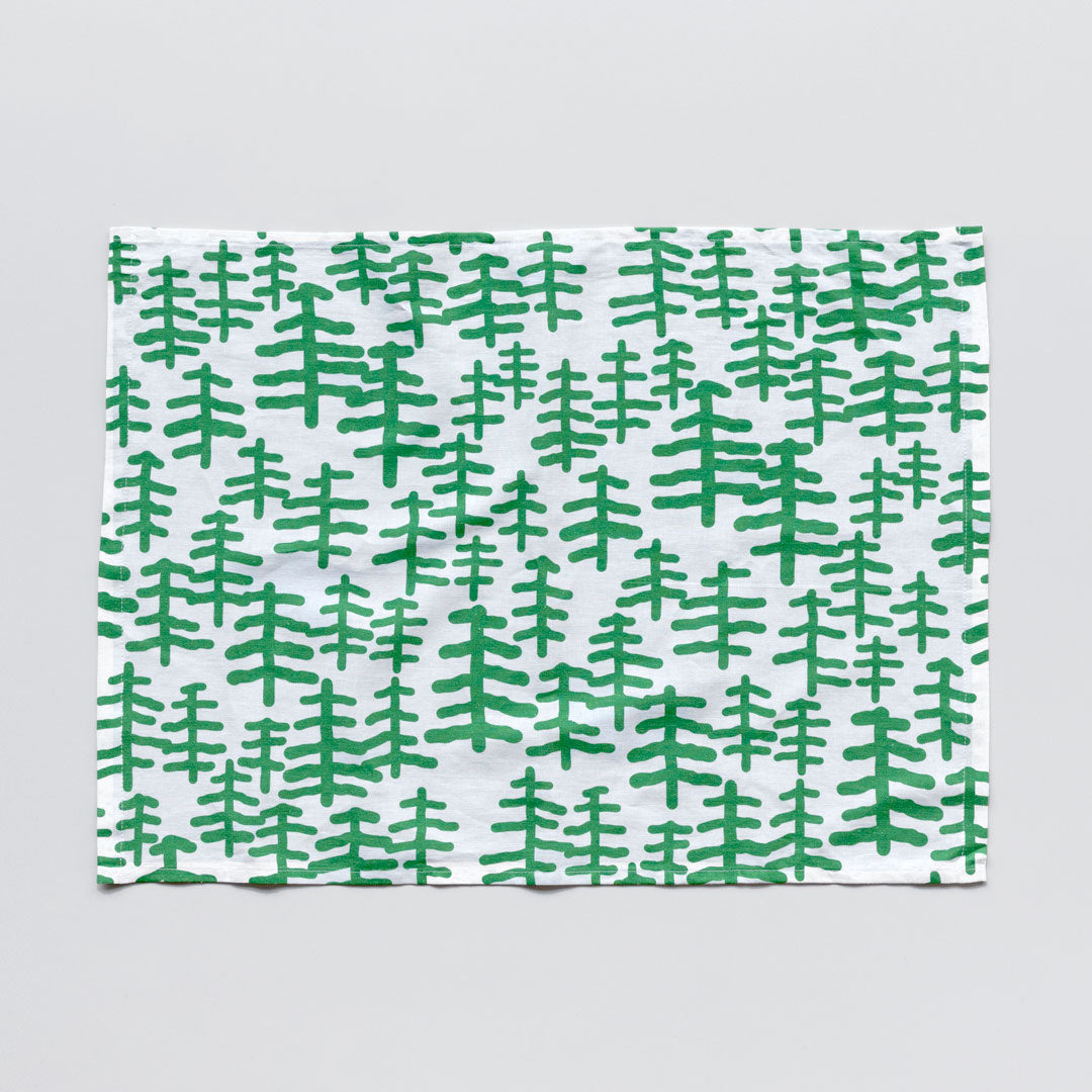 Tree & Tree Kitchen Cloth - Green