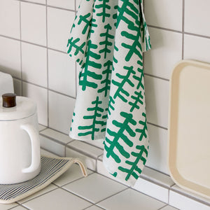 Tree & Tree Kitchen Cloth - Green