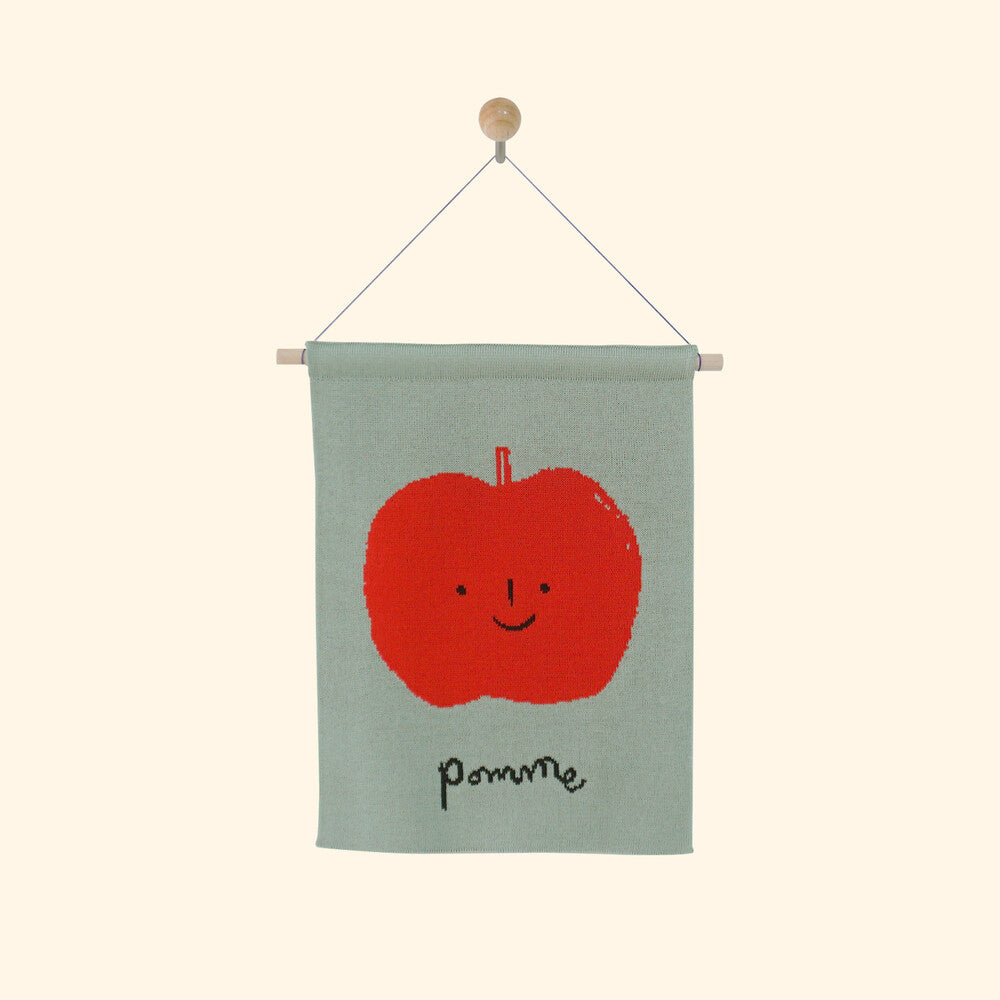 Petit Knit Poster Pomme