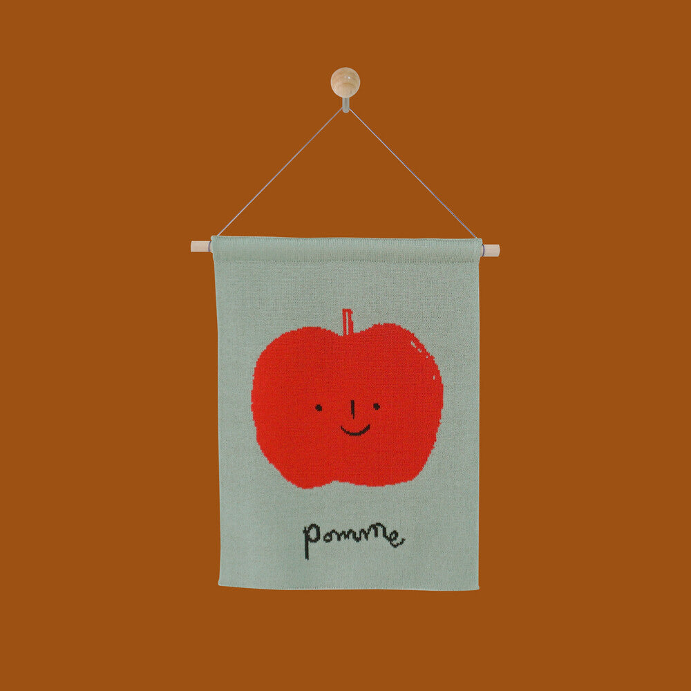 Petit Knit Poster Pomme