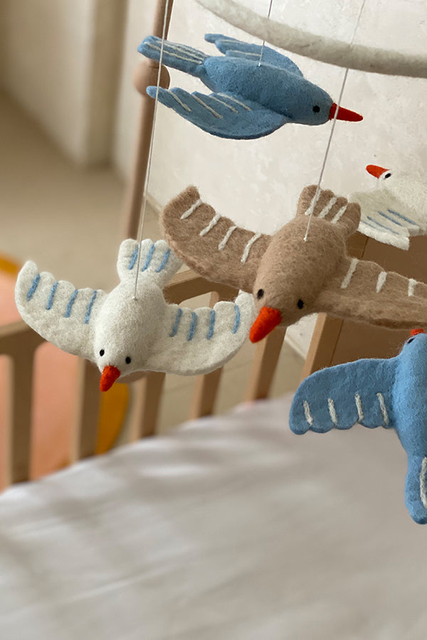 Felt Bird Mobile