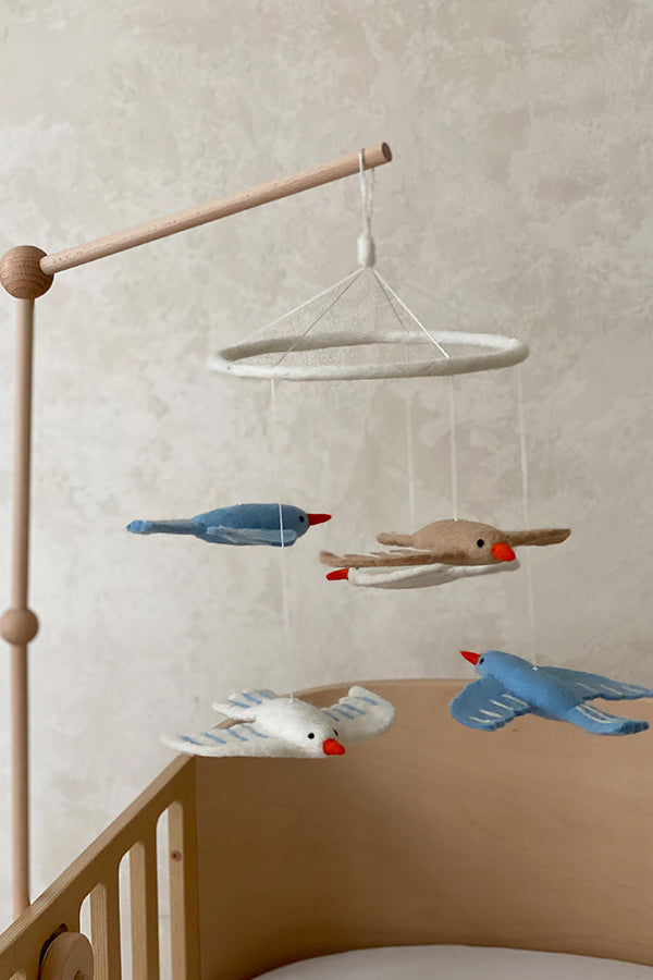 Felt Bird Mobile