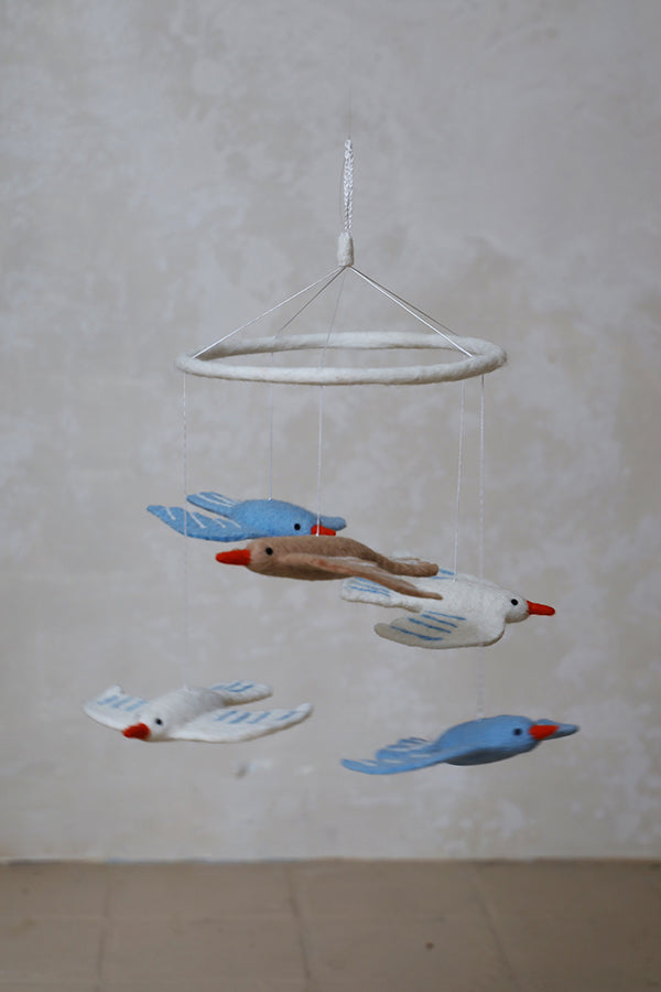 Felt Bird Mobile