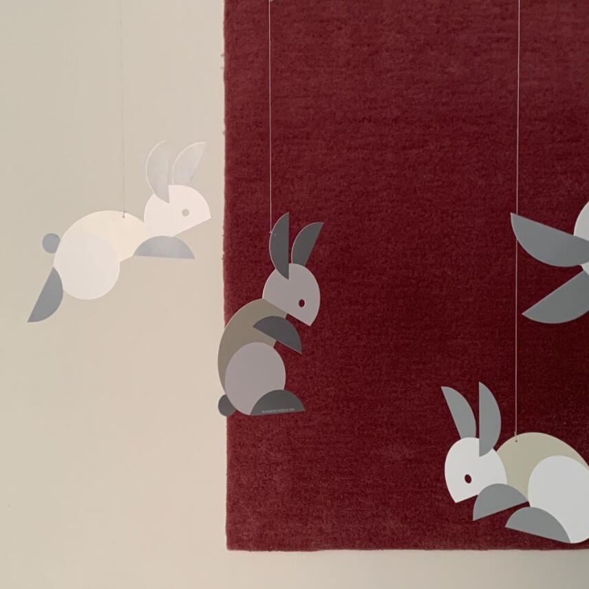 Hanging Mobile - Circular Bunnies