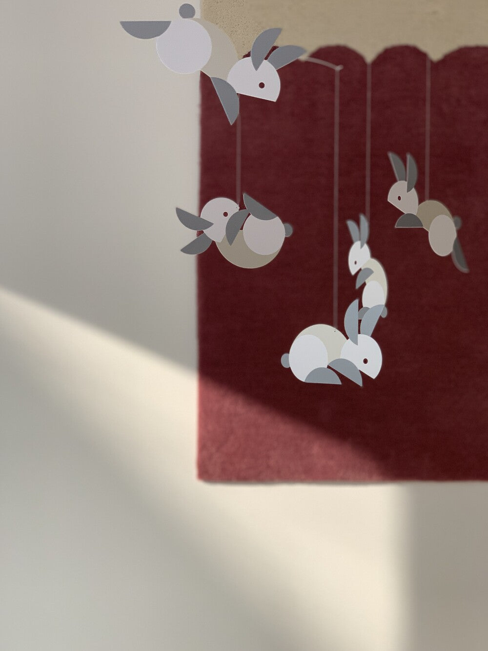 Hanging Mobile - Circular Bunnies