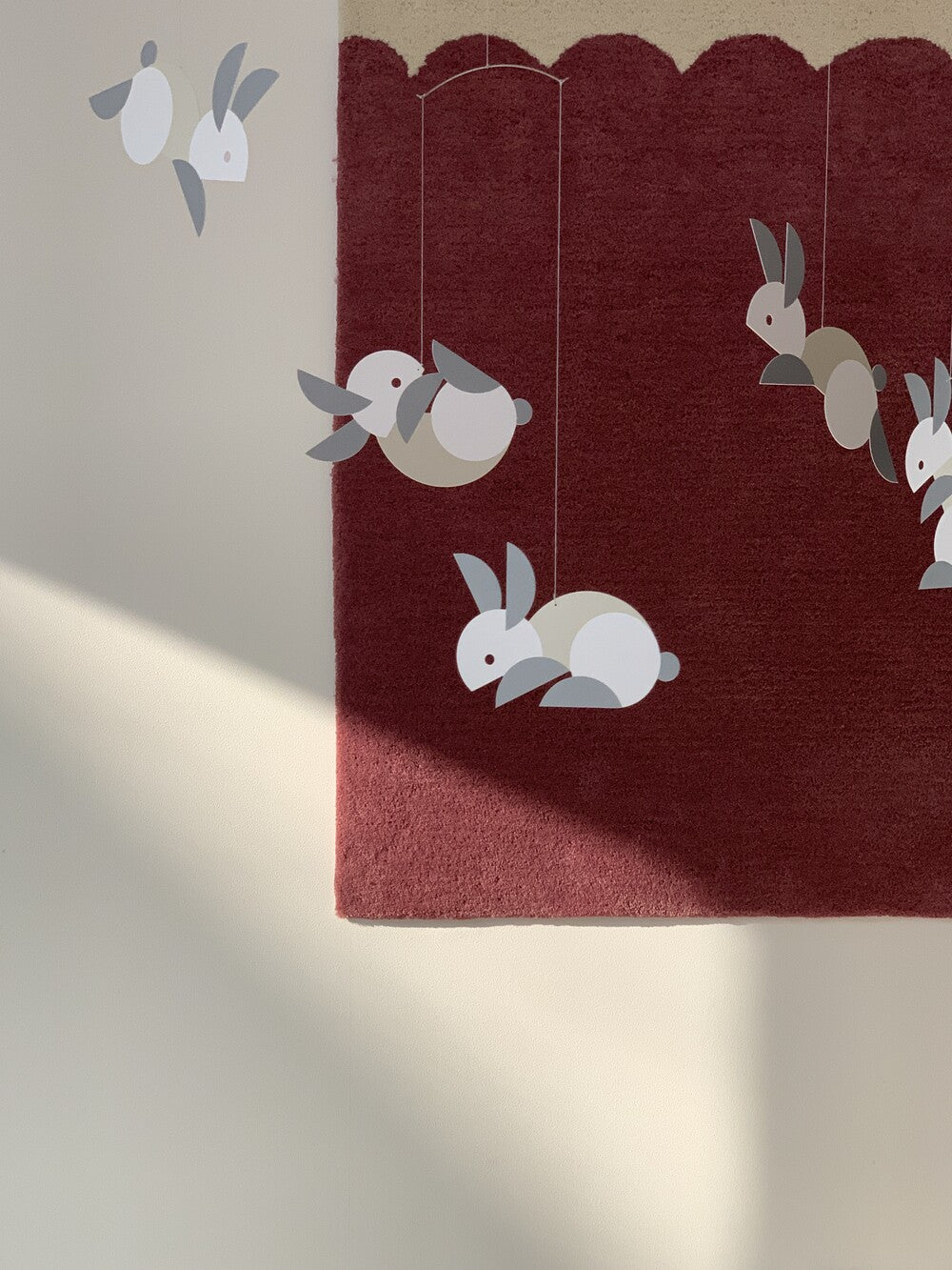 Hanging Mobile - Circular Bunnies