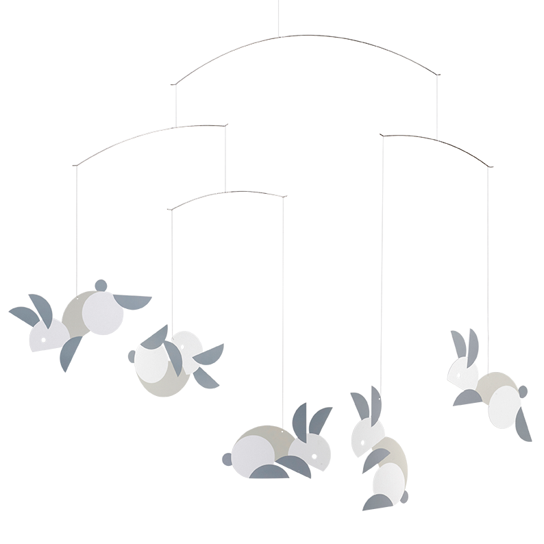 Hanging Mobile - Circular Bunnies