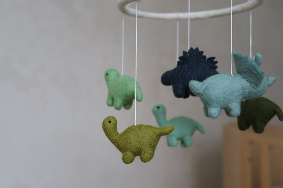 Felt Dinosaur Mobile