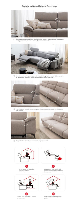Molise Sofa 2-seater Motor Type (accept pre-order)
