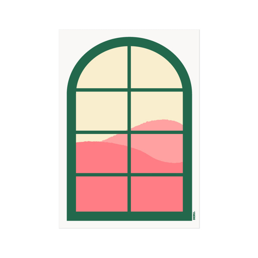 Signature Retro Edition Green Window Poster