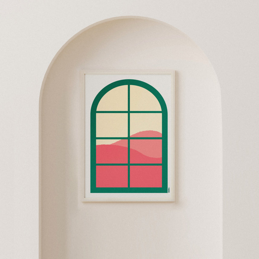 Signature Retro Edition Green Window Poster