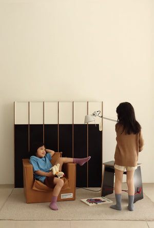 [Display Sale] Kids Sofa Chestnut