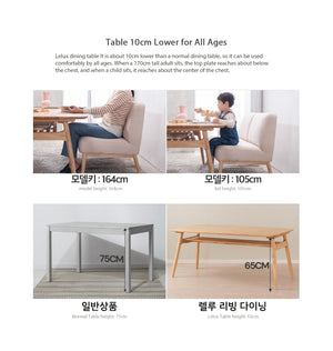 Lelux Dining Table 1500 (accept pre-order)