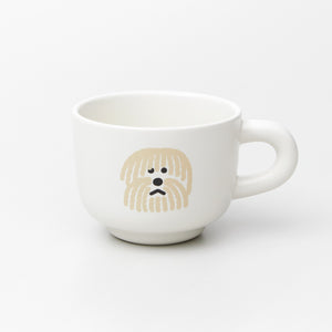 Tube Milk Cup Fluffy Dog