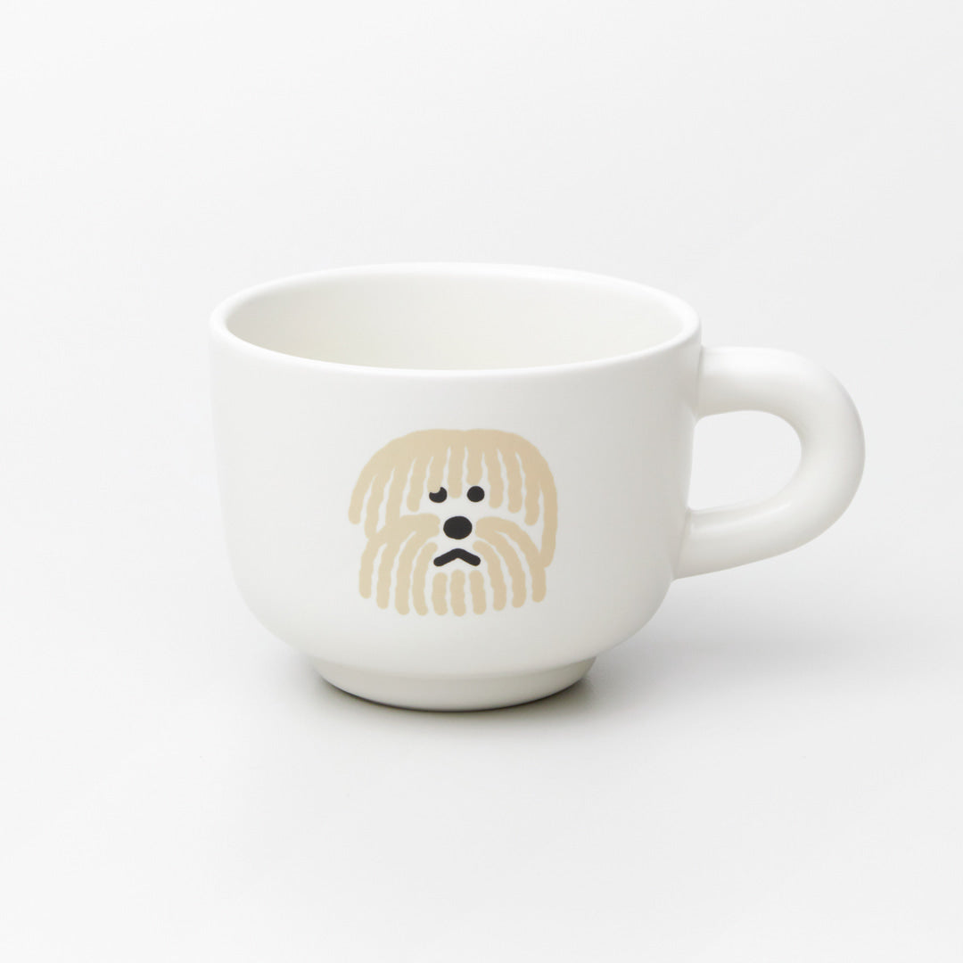 Tube Milk Cup Fluffy Dog