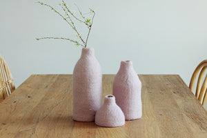 Loosy Vase Cover Pale Pink